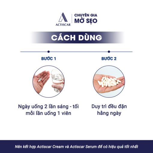 Cách dùng viên uống Actiscar