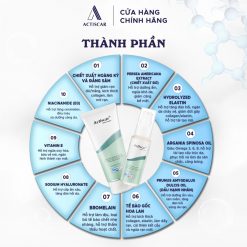 Tổng hợp thành phần trong combo trị rạn da Actiscar