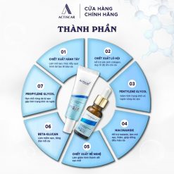 Thành phần của combo xóa mờ sẹo Actiscar