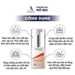 Công dụng kem trị sẹo lõm Actiscar