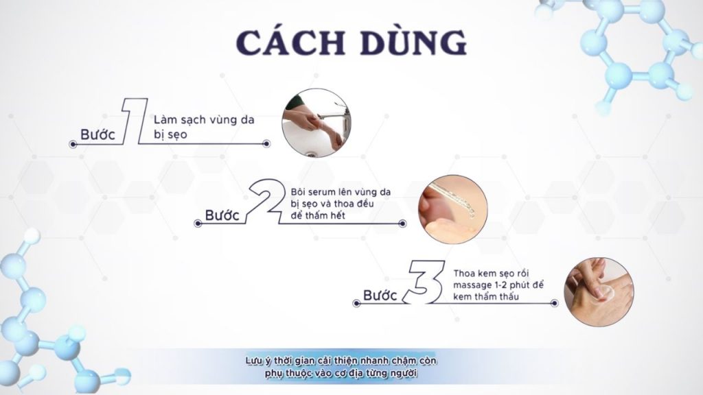 Quy trình sử dụng bộ đôi xoá mờ sẹo Actiscar để tăng hiệu quả