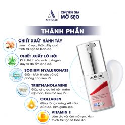 Thành phần kem trị sẹo lồi Actiscar