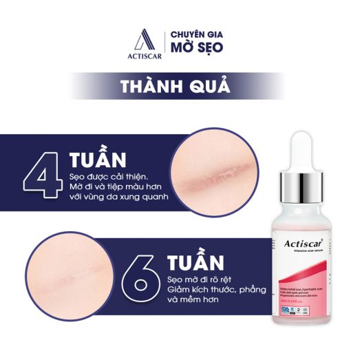 Thành quả Serum trị sẹo lồi Actiscar 20ml