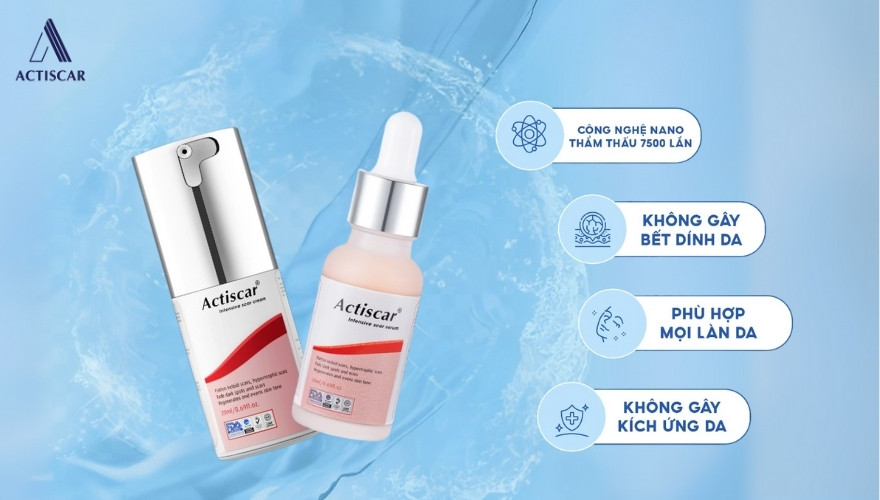 Actiscar - Phương pháp điều trị sẹo thâm chuyên sâu tại nhà
