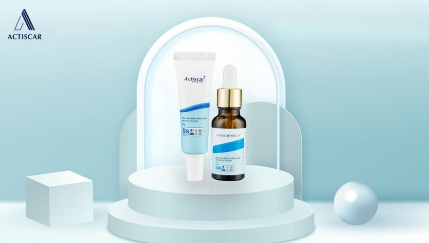 Bô đôi Kem và Serum xoá mờ sẹo từ Actiscar
