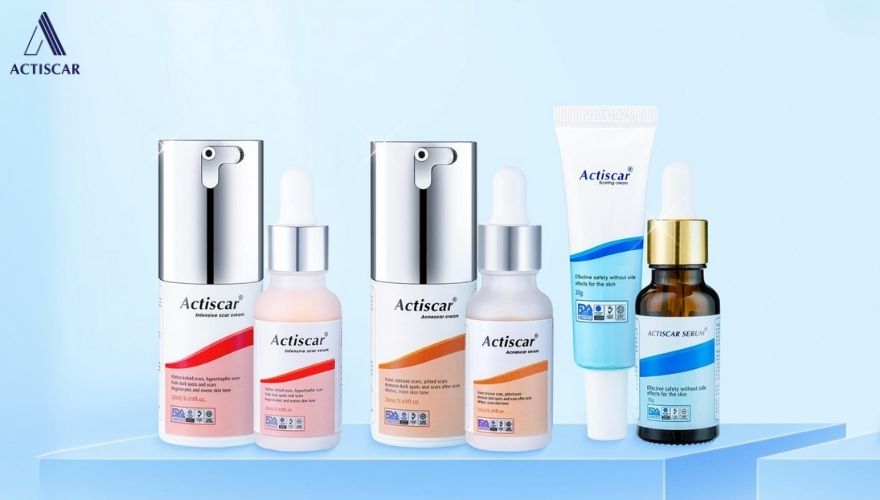 Các bộ sản phẩm xoá mờ sẹo chuyên biệt từ Actiscar