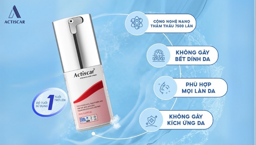 Giới thiệu kem sẹo lồi Actiscar