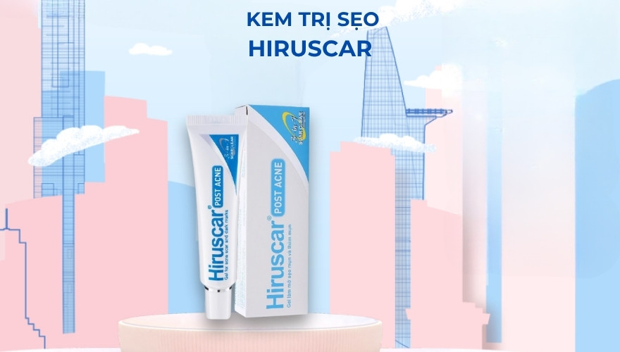Sản phẩm kem trị sẹo thâm Hiruscar