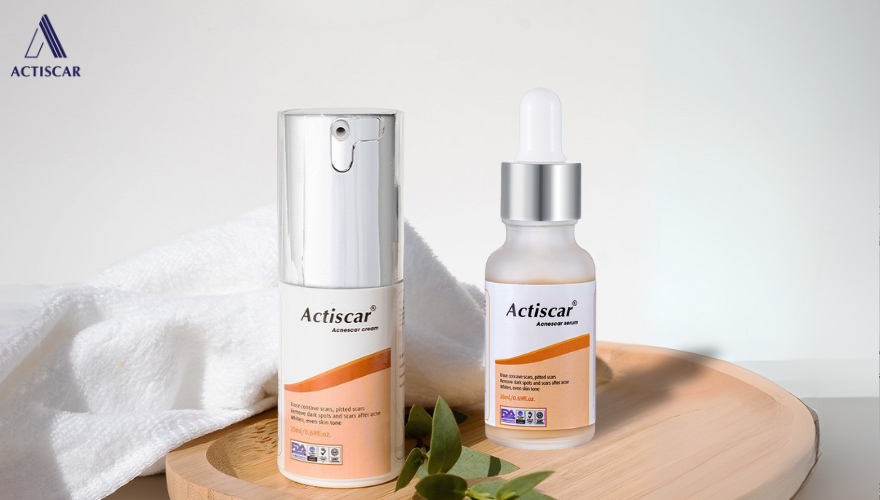 Bộ đôi mờ sẹo Actiscar - giải pháp hiệu quả cho sẹo rỗ
