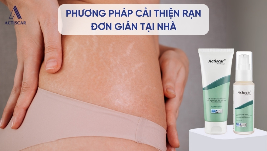 Bộ đôi kem và serum Actiscar hỗ trợ mờ rạn hiệu quả