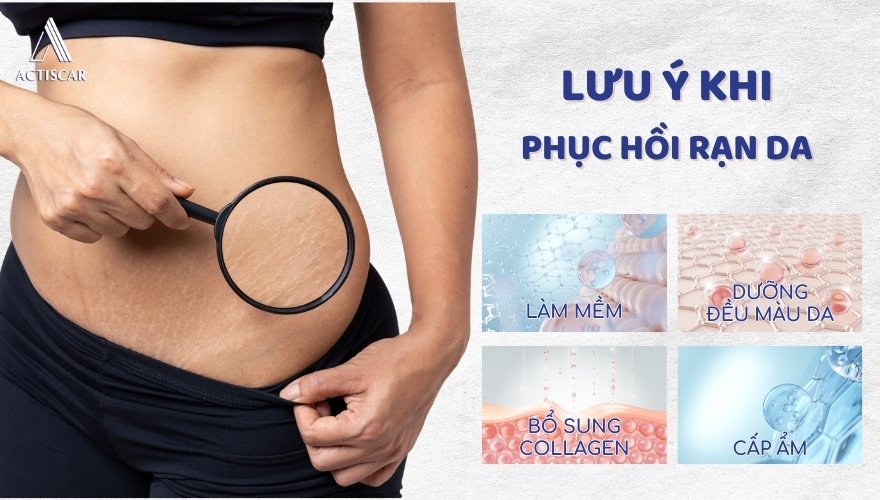 Những việc làm nên ưu tiên khi phục hồi rạn da