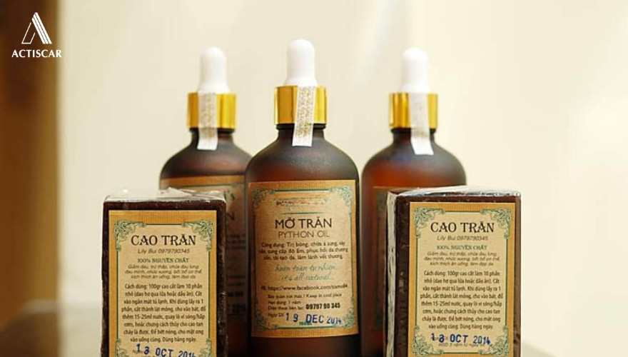 Vì sao mỡ trăn được dùng để trị rạn da